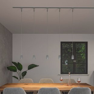 Paulmann URail hanglamp Cover, chroom mat, GU10