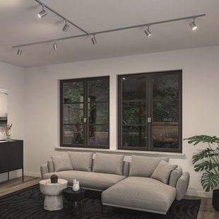 Paulmann URail-rails spot Luxe, chroom mat, GU10