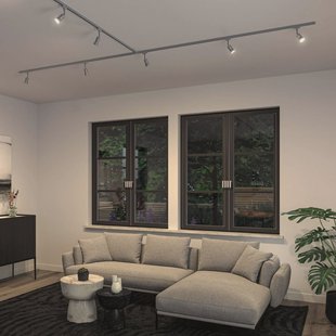 Paulmann URail-rails spot Salt, chroom mat, GU10