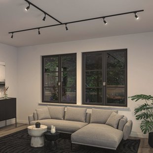 Paulmann URail-rails spot Salt, zwart mat, GU10