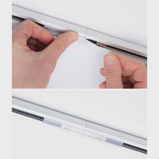 Paulmann URail connector-inlay satijn, kunststof