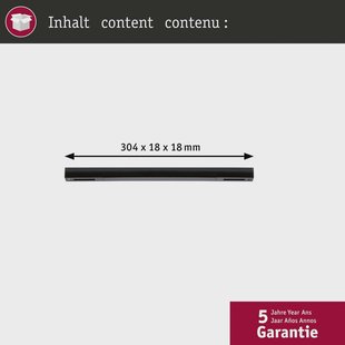 Paulmann middenvoeding URail Zigbee, zwart mat, lang