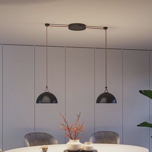 Paulmann ULine LED hanglamp Bol, zwart, 3.000 K