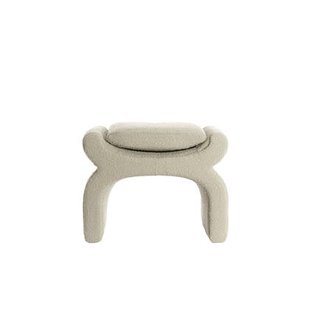 Light & Living - Poef NAFYA - 60x46x46cm - Bruin