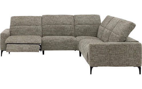 Goossens Relaxbank Apollo Met Verstelbare Hoofdsteunen groen, stof, 1,5-zits, stijlvol landelijk