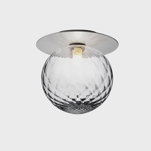 Nuura Aps - Liila 1 grote wandlamp, IP44, warmwit, zilver/helder Nuura