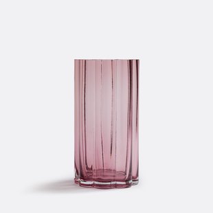 Transparante glazen vaas H25 cm Helia