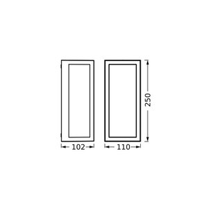 OSRAM buitenwandlamp ENDURA CLASSIC RADO, donkergrijs, IP65