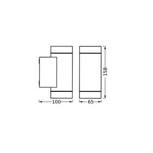 OSRAM buitenwandlamp ENDURA CLASSIC ITYS, donkergrijs IP65