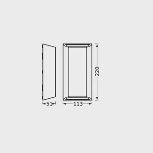 OSRAM LED buiten wandlamp ENDURA STYLE IDAR, donkergrijs, IP65