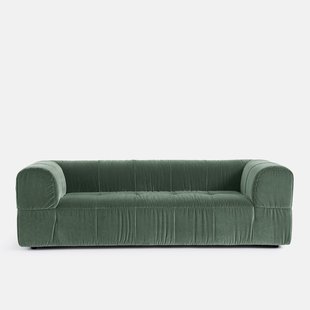 Rechte 3-zit superieur fluweel, LIZZY