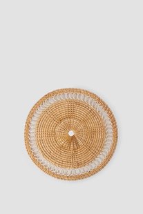 Lichtbruine rotan placemat