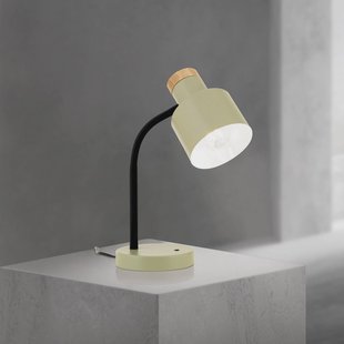 ORION Tafellamp Gili, lichtgroen, staal, hoogte 35 cm, E27