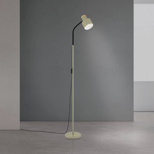 ORION Vloerlamp Gili, staal, lichtgroen, hoogte 150 cm, E27