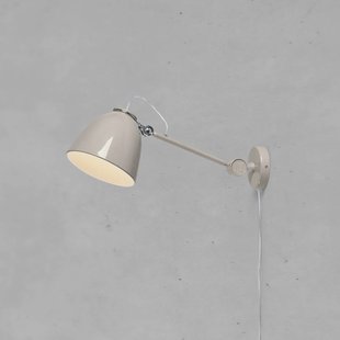 Markslöjd Wandlamp Tilt, greige, uitsteeklengte 47 cm, metaal