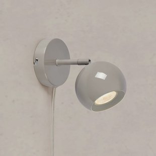 Markslöjd Wandlamp Pop, greige, breedte 10 cm, metaal
