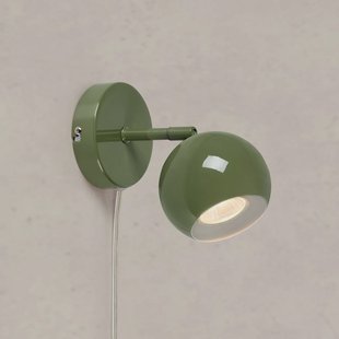 Markslöjd Wandlamp Pop, groen, breedte 10 cm, metaal