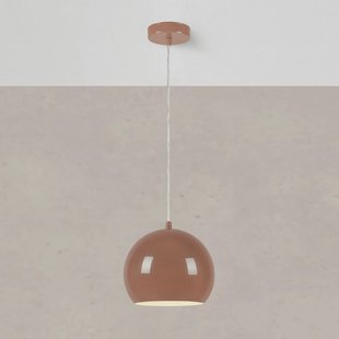 Markslöjd Hanglamp Pop, Ø 20 cm, bruin, metaal