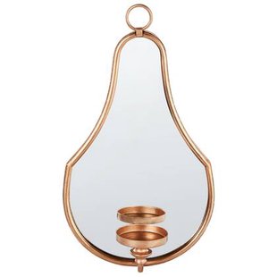 Beliani - BAZARNES - Wandkandelaar - Goud - IJzer