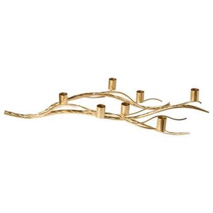 Beliani - ARRENTELA - Kaarshouder - Goud - IJzer