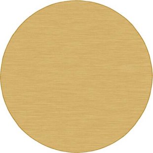 Rond buitenkleed Tone geel|okergeel - Interieur05 - 240 x 240 cm