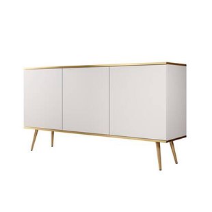 Meubella - Dressoir Orleans - Wit - 160 cm