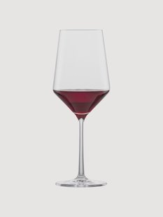 Set van 2 kristallen rode wijnglazen Pure