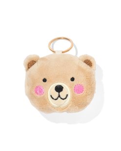 HEMA Sleutelhanger 7x5.5cm teddybeer beige