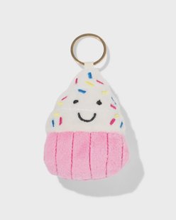 HEMA Sleutelhanger 7.5cm cupcake roze