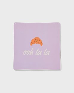 HEMA Tegel 10x10cm keramiek croissant &apos;ooh la la&apos; paars