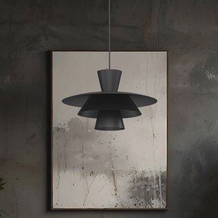 Luminex Hanglamp Plato, zwart, metaal, Ø 38 cm, E27