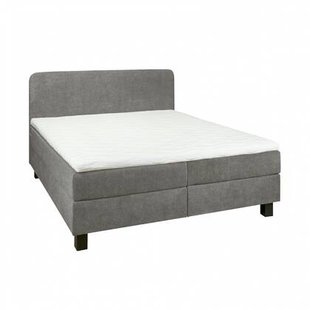 Boxspring Bilbao - Antraciet|Grijs - Textiel