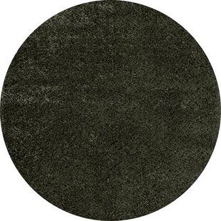 Interieur05 Rond Hoogpolig vloerkleed Fender Groen - 200 x 200 cm