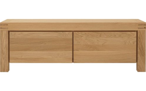 Goossens Tv Meubel Clear, 2 kleppen 45 cm diep