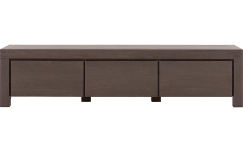 Goossens Tv Meubel Clear, 3 kleppen 45 cm diep