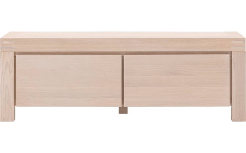 Goossens Tv Meubel Clear, 2 kleppen 45 cm diep