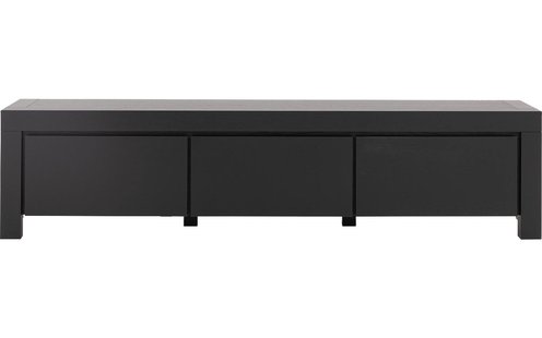 Goossens Tv Meubel Clear, 3 kleppen 45 cm diep