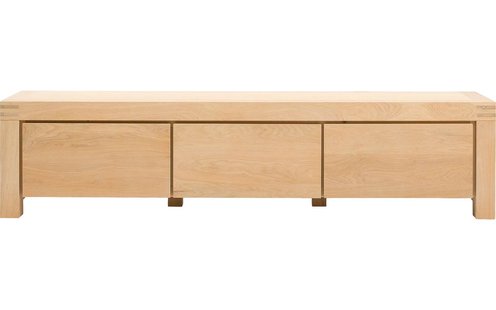 Goossens Tv Meubel Clear, 3 kleppen 45 cm diep