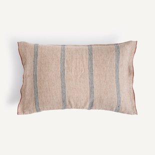 Kussenhoes in gestreept linnen, Virel