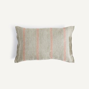 Kussenhoes in gestreept linnen, Virel