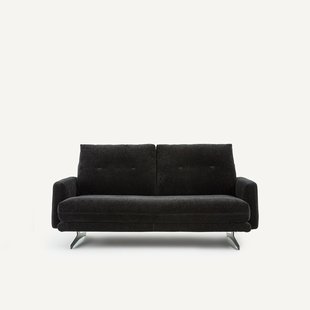 2-zitsbank in chenille fluweel, Delicato