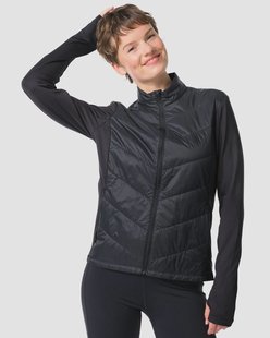 HEMA Dames trainingsjack zwart (zwart)