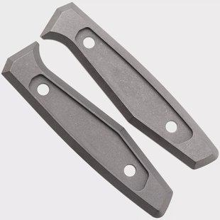 Daily Customs AK1 Scales P10012638, Plain Titanium Inlay handgreepschalen