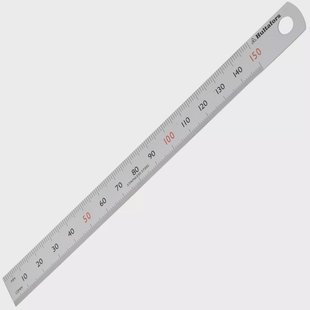 Hultafors Steel Ruler 554003 staal, metrisch, meetlat 15 cm