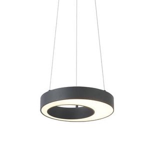 QAZQA Moderne hanglamp zwart 35cm 3-staps dimbaar - Organici