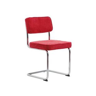 Rebellenclub Luxor Eetkamerstoel - Set van 4 - Rood RibstofÊ