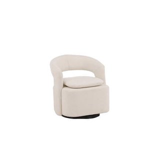 Rebellenclub Akando Fauteuil - Wit Bouclé