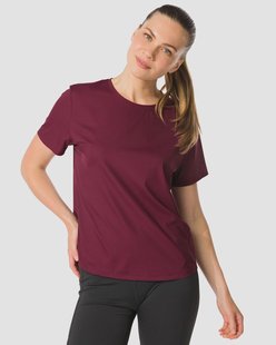 HEMA Damessportshirt donkerrood (donkerrood)