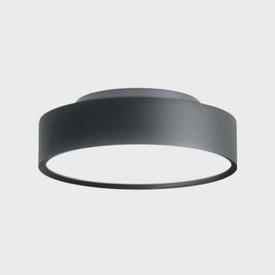 Shadow 2 plafondlamp IP54 2700/3000K zwart LIGHT-POINT - Woonkamer - Aluminium