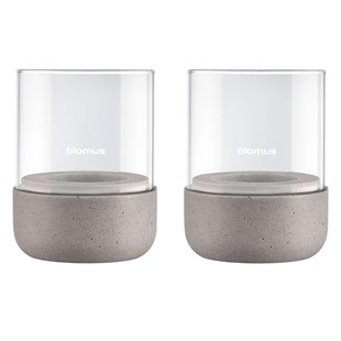 Blomus Calma Waxinelichthouder XS Set Van 2 Satellite